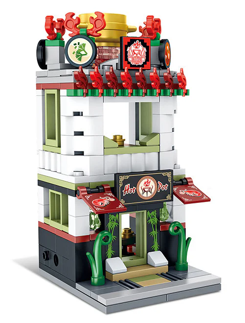 Mini Cityscape: Hot Pot Shop 潘洛斯 PANLOSBRICK 657036