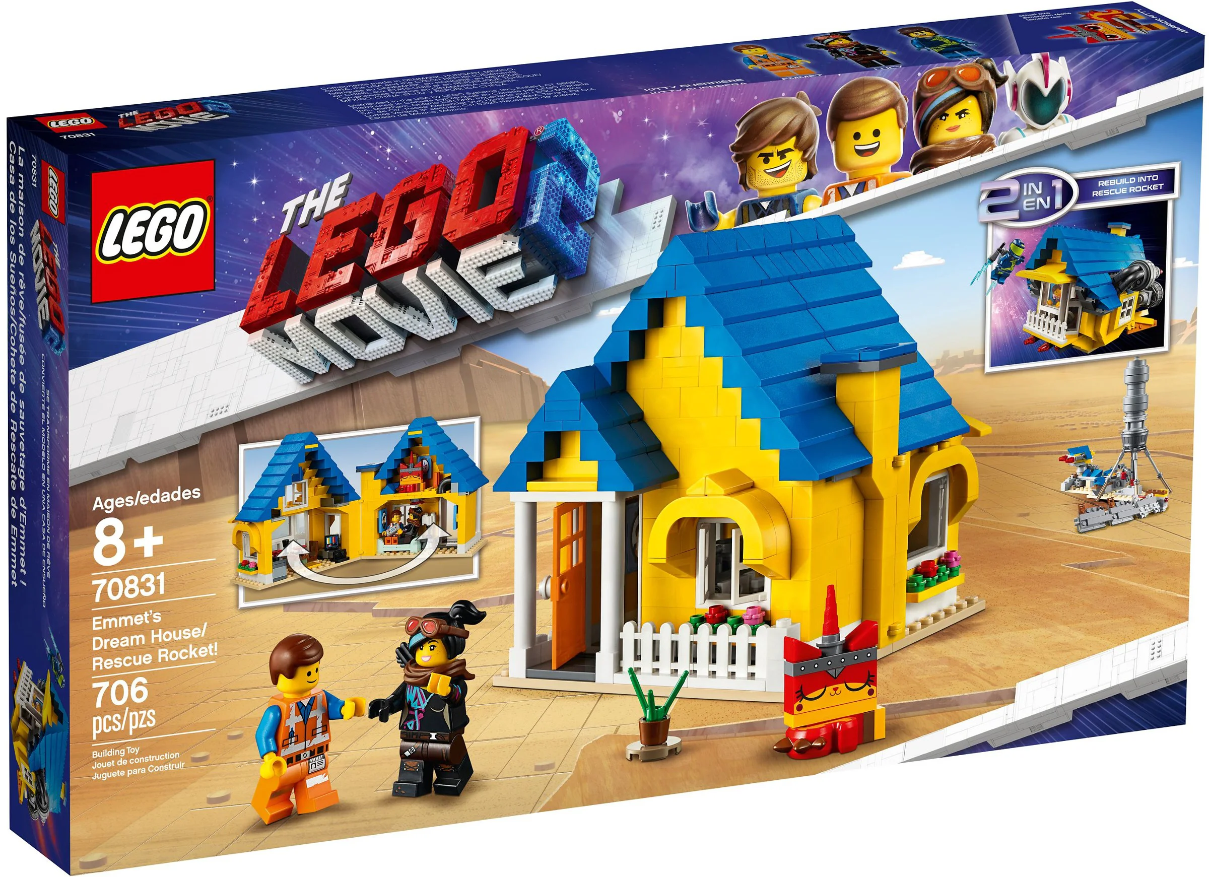 Emmett's Dream House and Rescue Rocket 11250 image 1