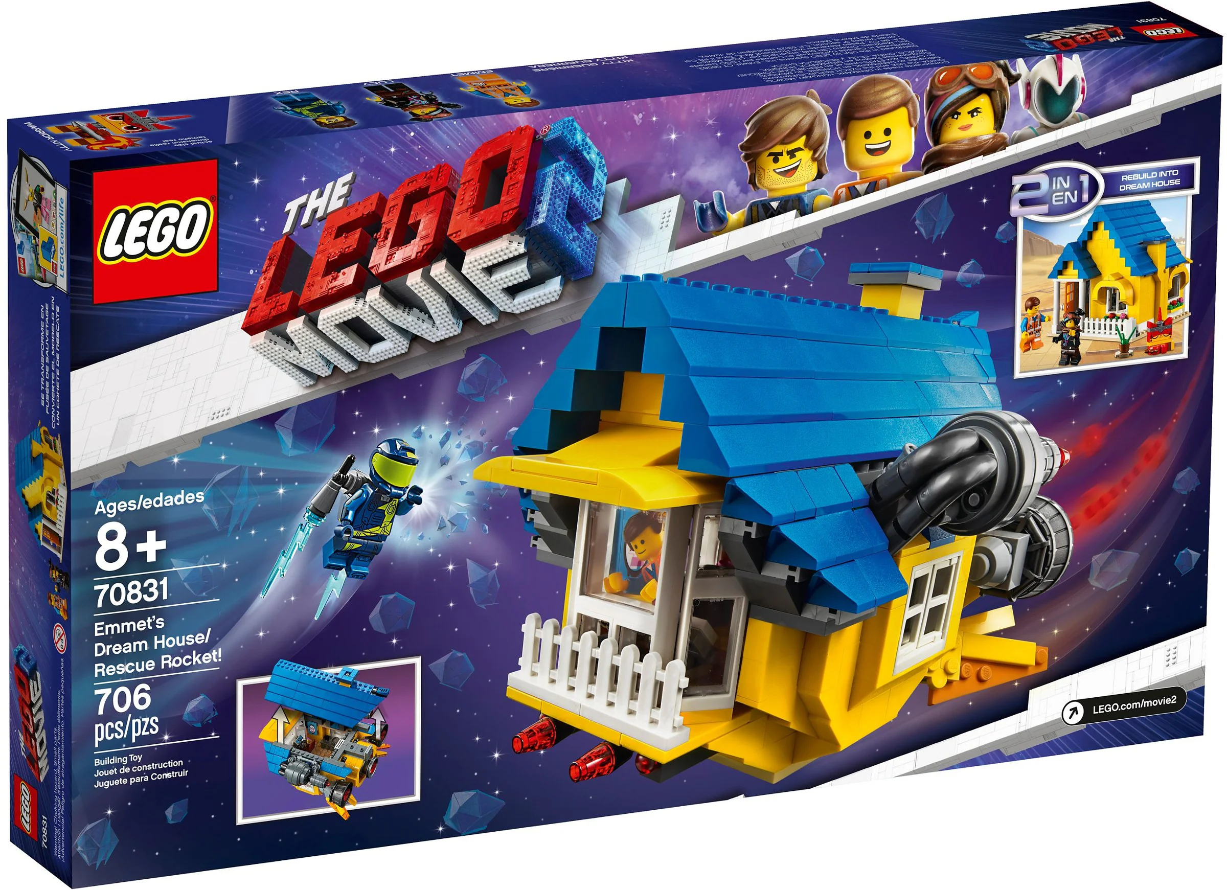 Emmett's Dream House and Rescue Rocket 11250 image 2
