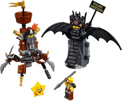 Full of armed Batman TM and bearded