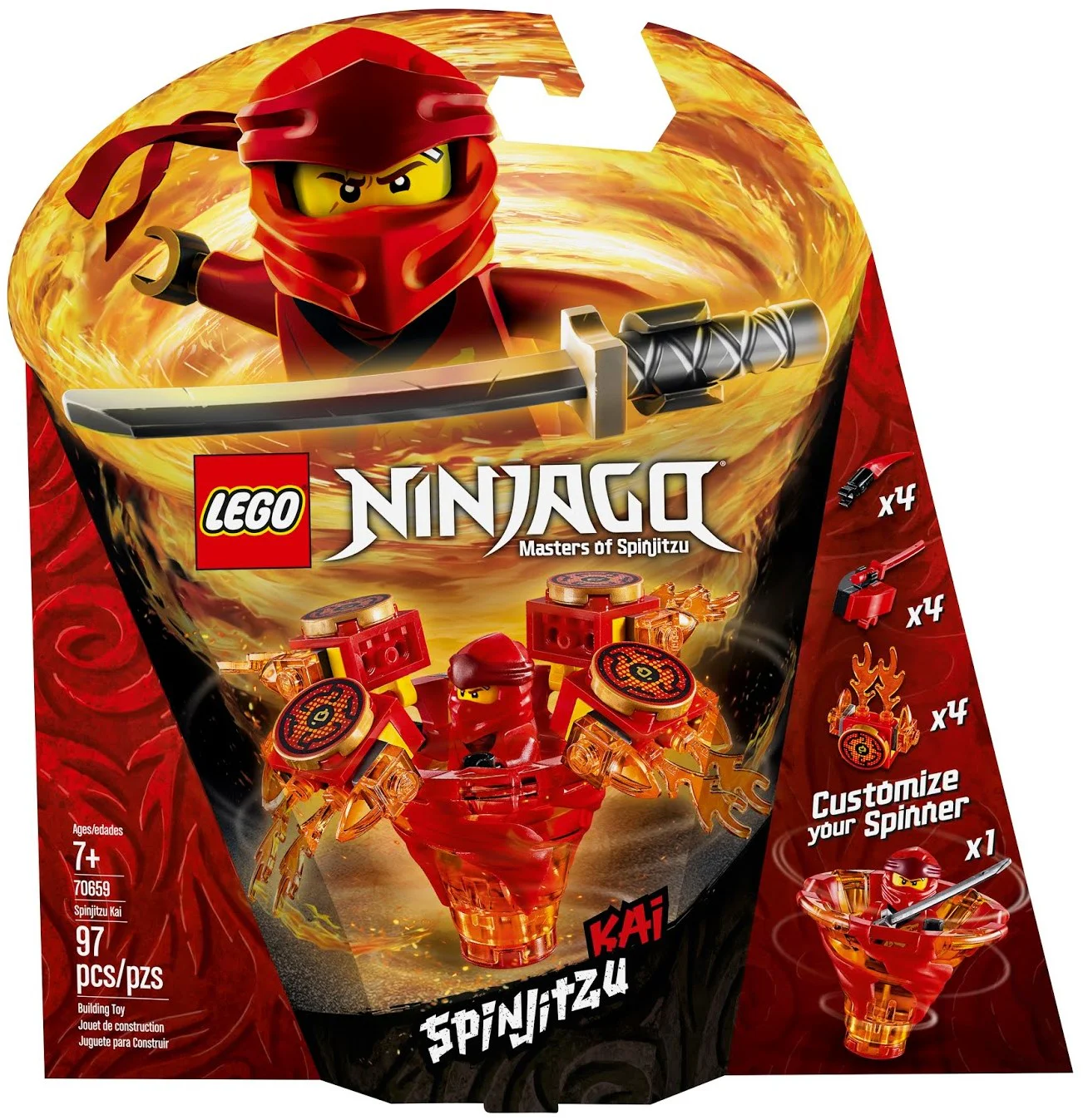 Whirlwind Ninja: Flame Endurance Kae 11152 image 1