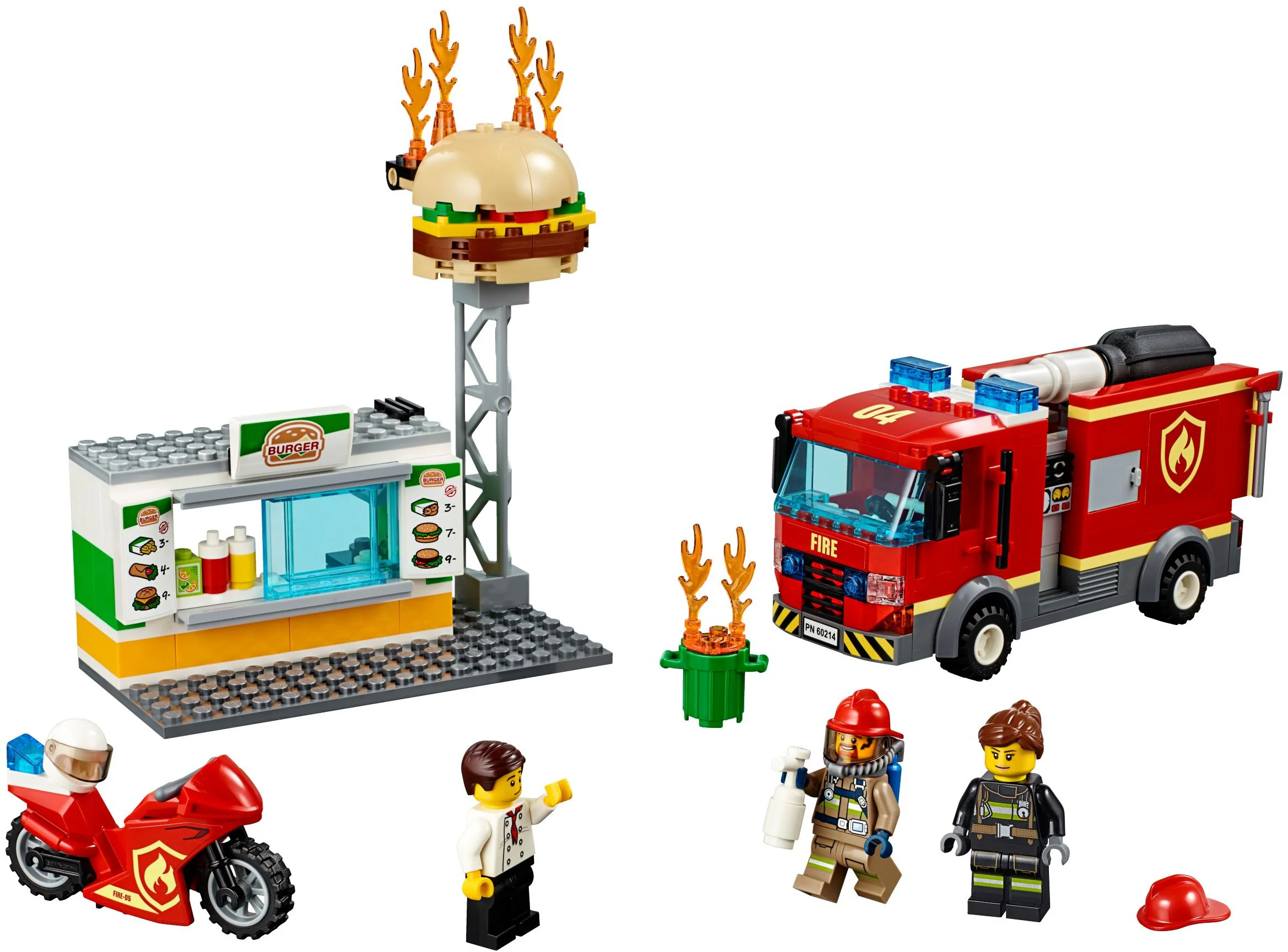 Firefighting: Hamburg restaurant firefighting rescue 02131