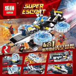 Superhero Series: Sky Battleship 6-in-1