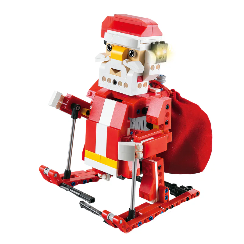 Santa, Christmas sleigh, smart voice, two pieces of wood 咔搭 CaDA/双鹰 DoubleE C51034