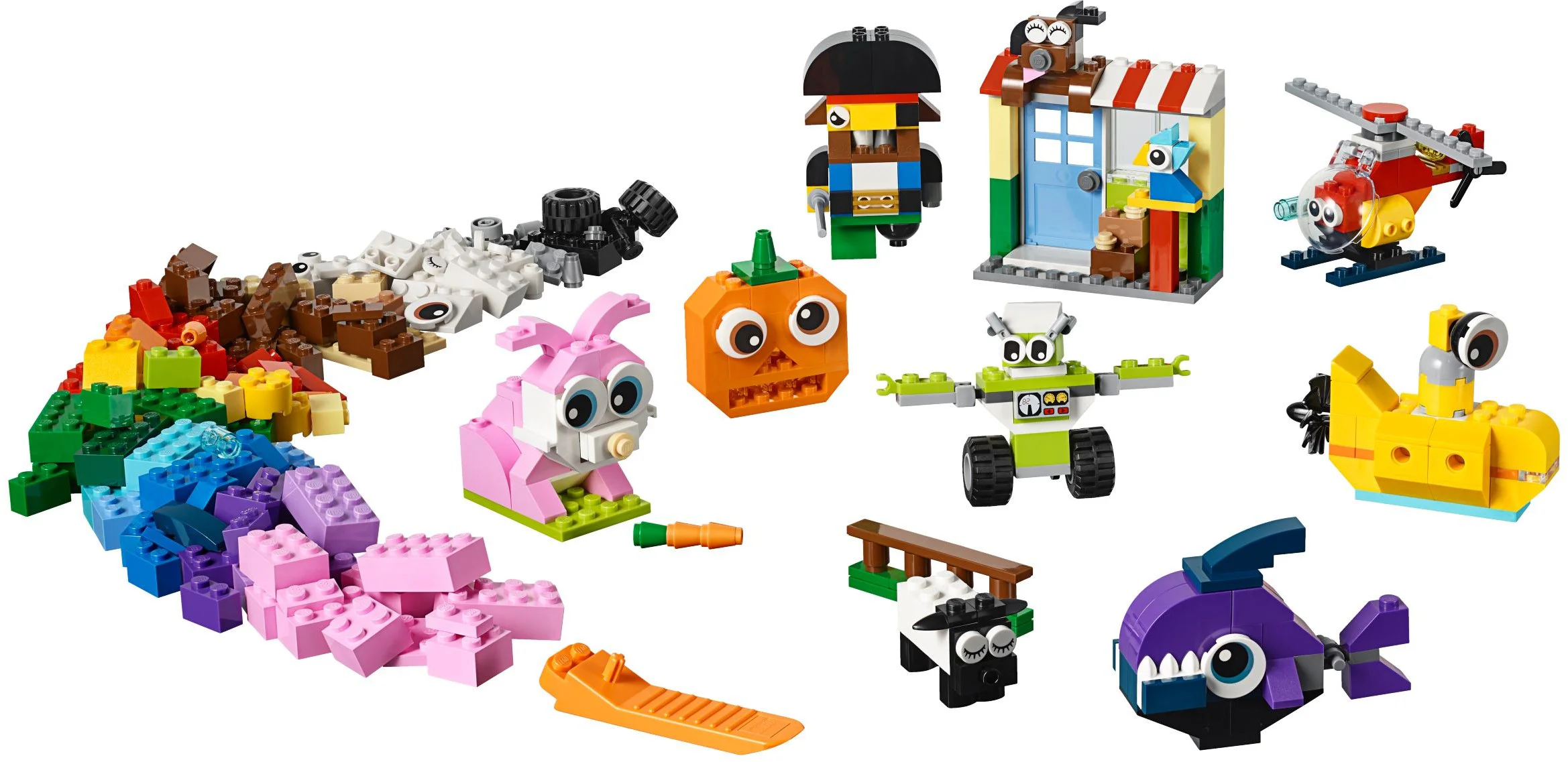 A big-eyed creative suit 乐高 LEGO 11003