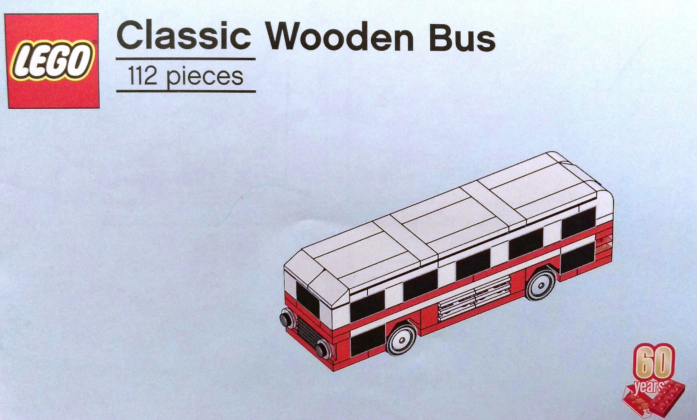 Lego's 60th anniversary limit: Classic bus 乐高 LEGO 6258621 image 1