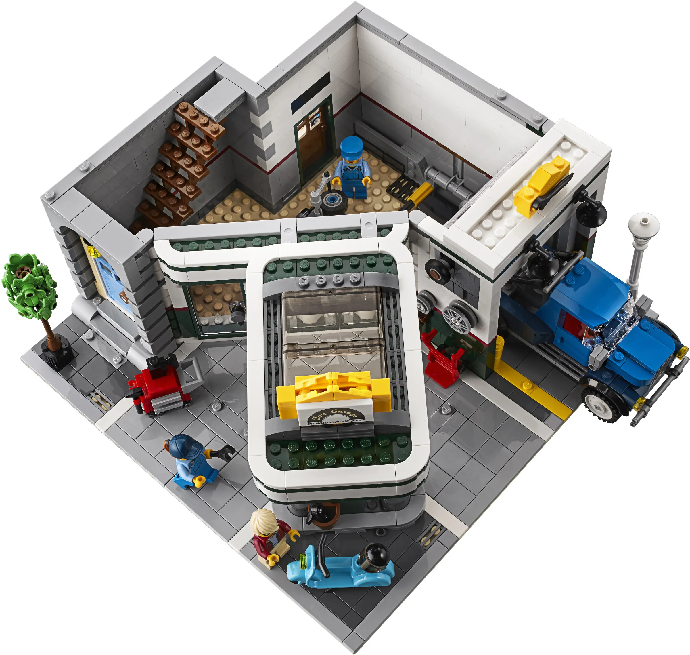 Street corner car repair station 15042 image 11