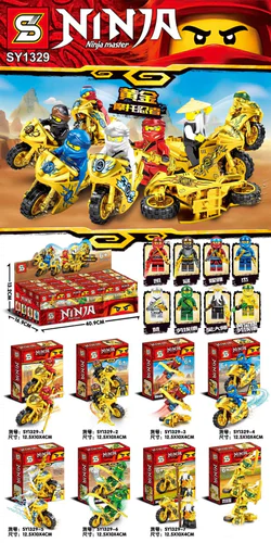 Gold motorcycle ninja 8