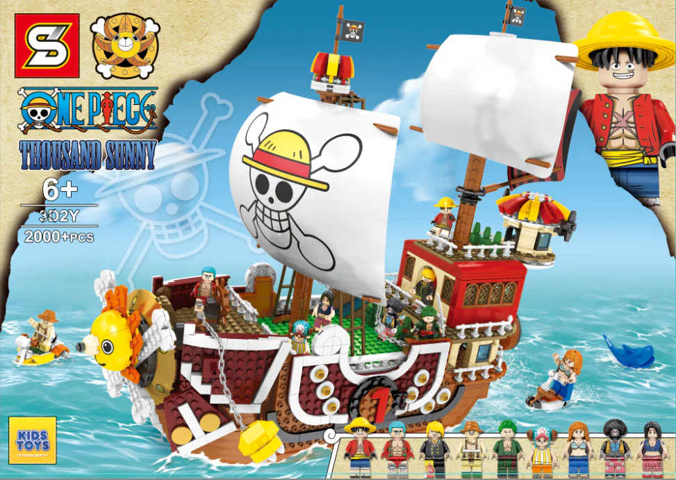 One Piece: Thousand Sunny Pirate Ship SY6298 image 4