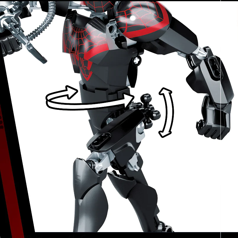 Scrolling dolls: Super Spider-Man, Black 315-2 image 1