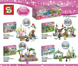 Princess Castle: 4 Varieties - Underwater Castle, Magic Castle, Romantic Castle, Ice Snow Castle