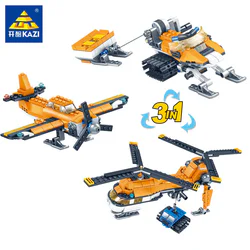 Three variants: two-wing transport helicopters, single-tailed aircraft, tracked snowlift