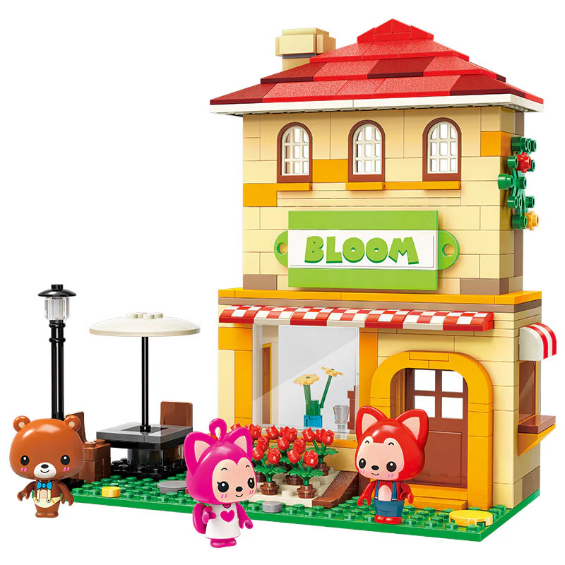 A Beaver: A flower shop 启蒙 QMAN/ENLIGHTEN/Keeppley 3902