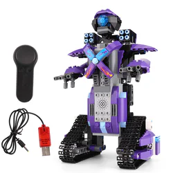STARS: FILLED WITH WARRIORS, PURPLE M3S, SMART ROBOTS PUTTING TOGETHER REMOTE CONTROL BLOCKS