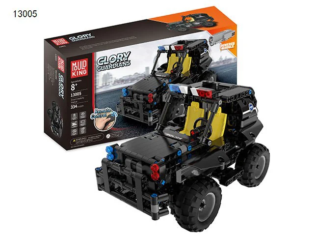 SWAT City Honor: SWAT patrol car 宇星模王 MOULDKING 13005 image 1