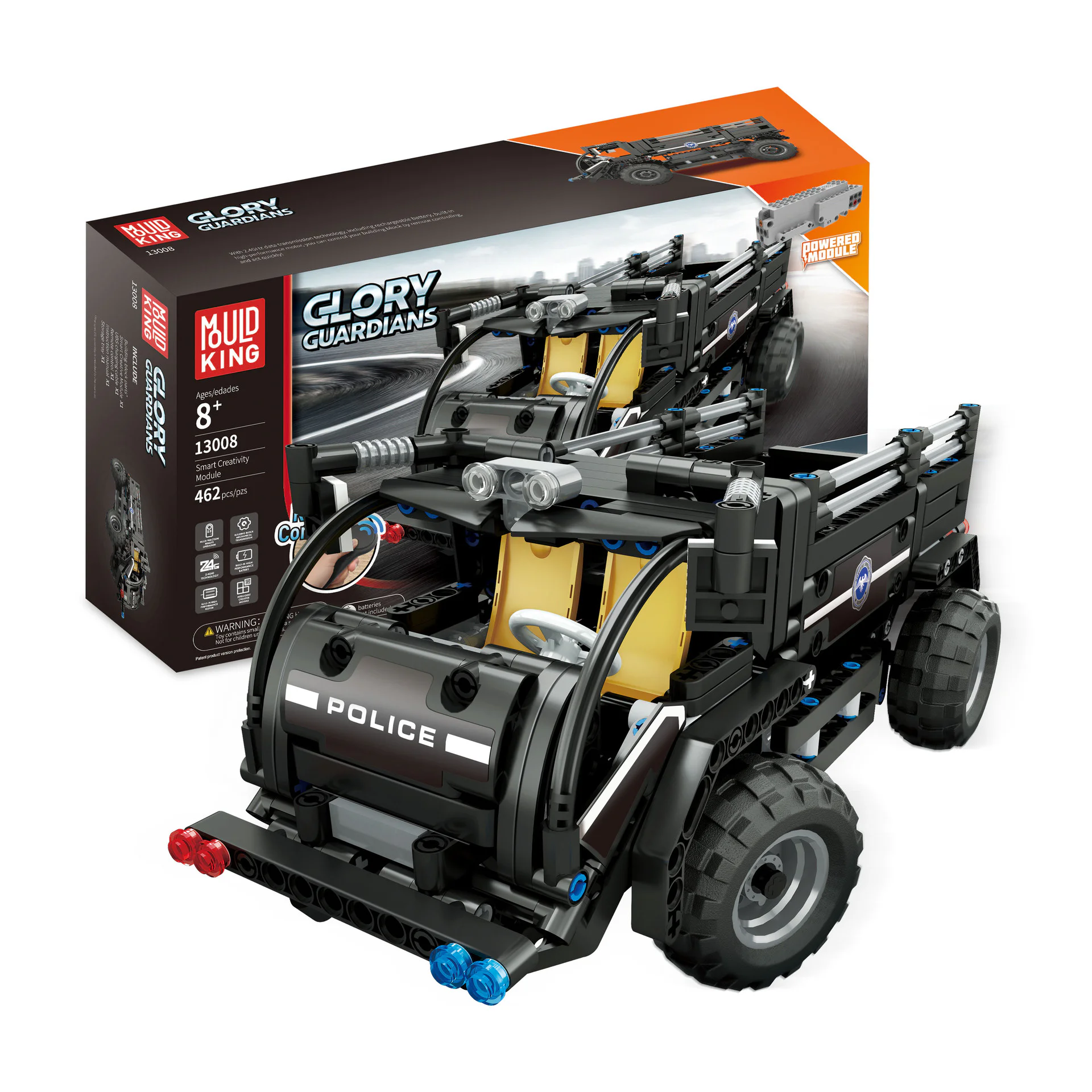 SWAT City Honor: SWAT Troop Carrier 宇星模王 MOULDKING 13008 image 1