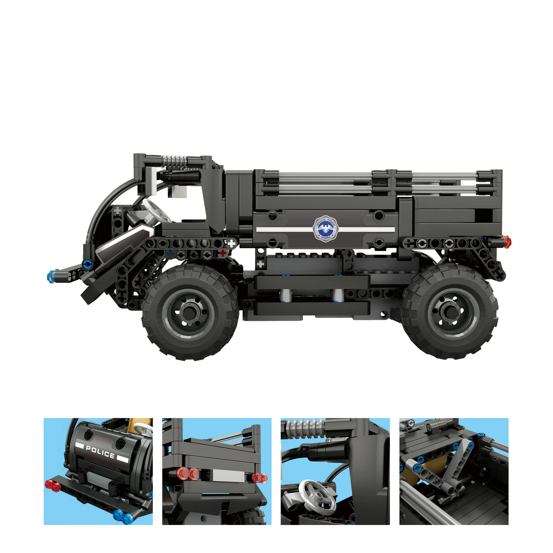 SWAT City Honor: SWAT Troop Carrier 宇星模王 MOULDKING 13008 image 2