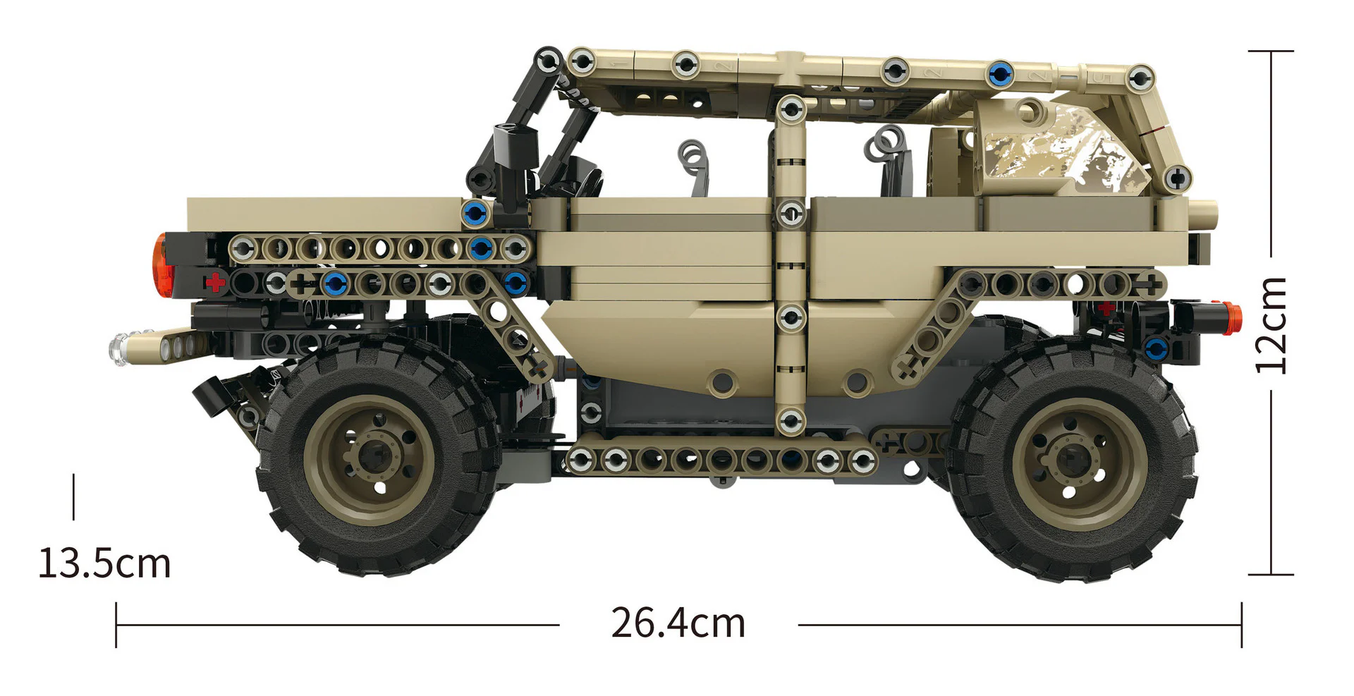 Armoured Union: Military Hummer 宇星模王 MOULDKING 13009 image 4