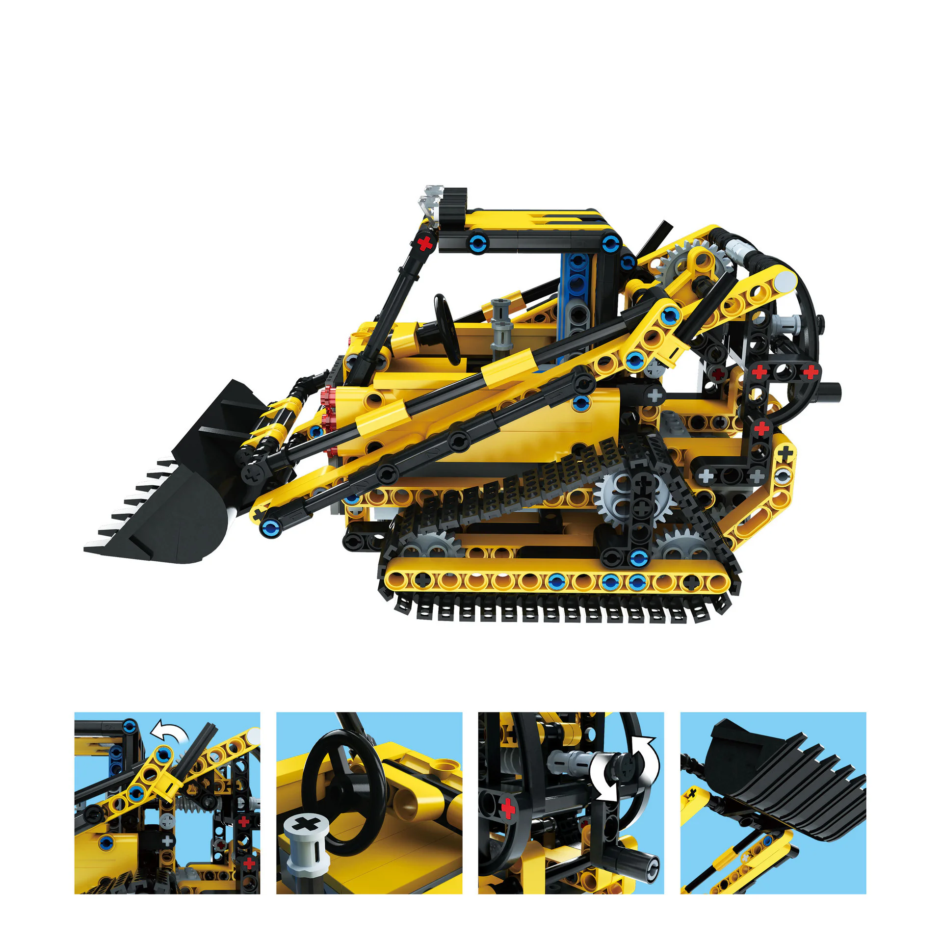 Urban glory engineering team: tracked loader 宇星模王 MOULDKING 13014 image 1