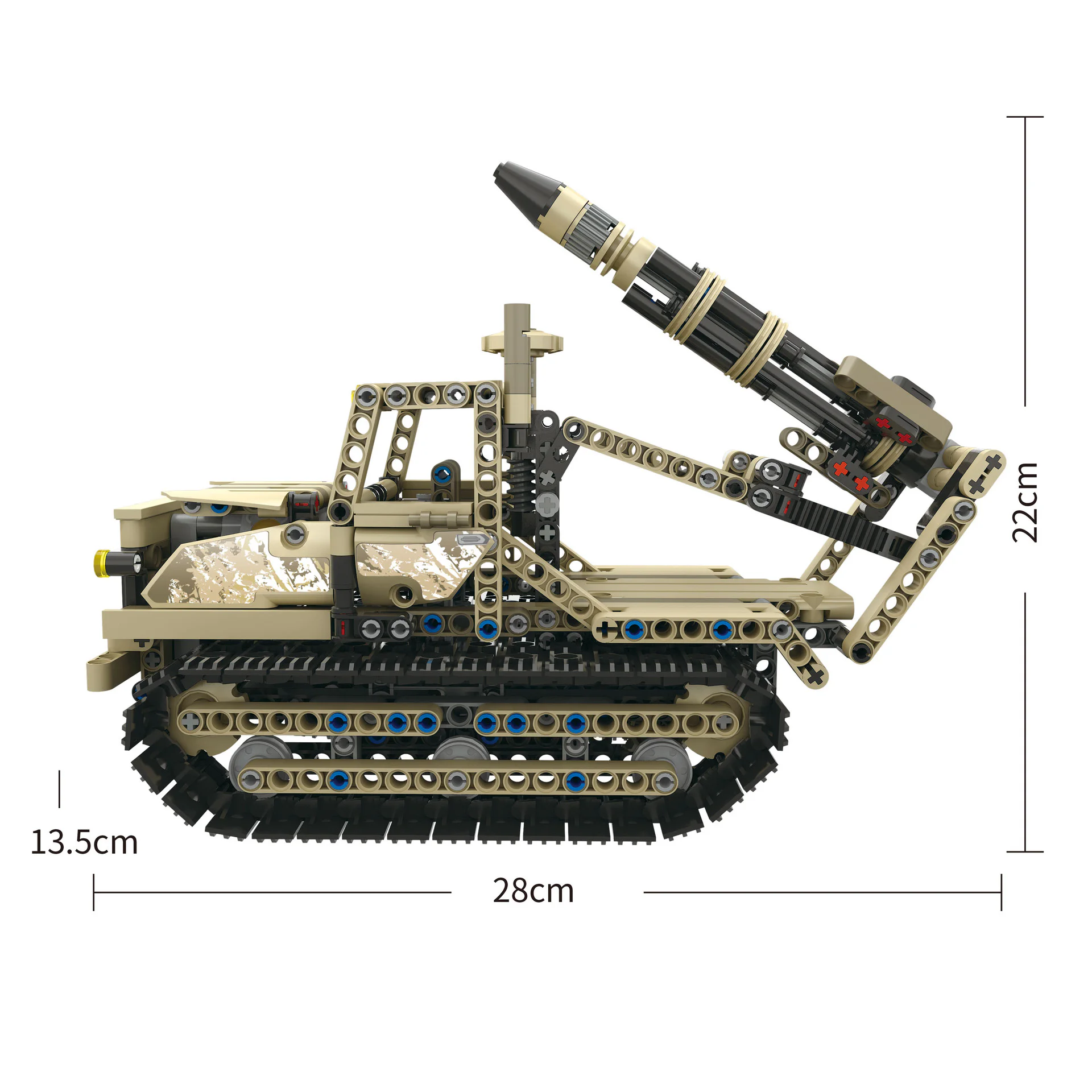 Armoured Alliance: armed tracked rockets 宇星模王 MOULDKING 13012 image 3