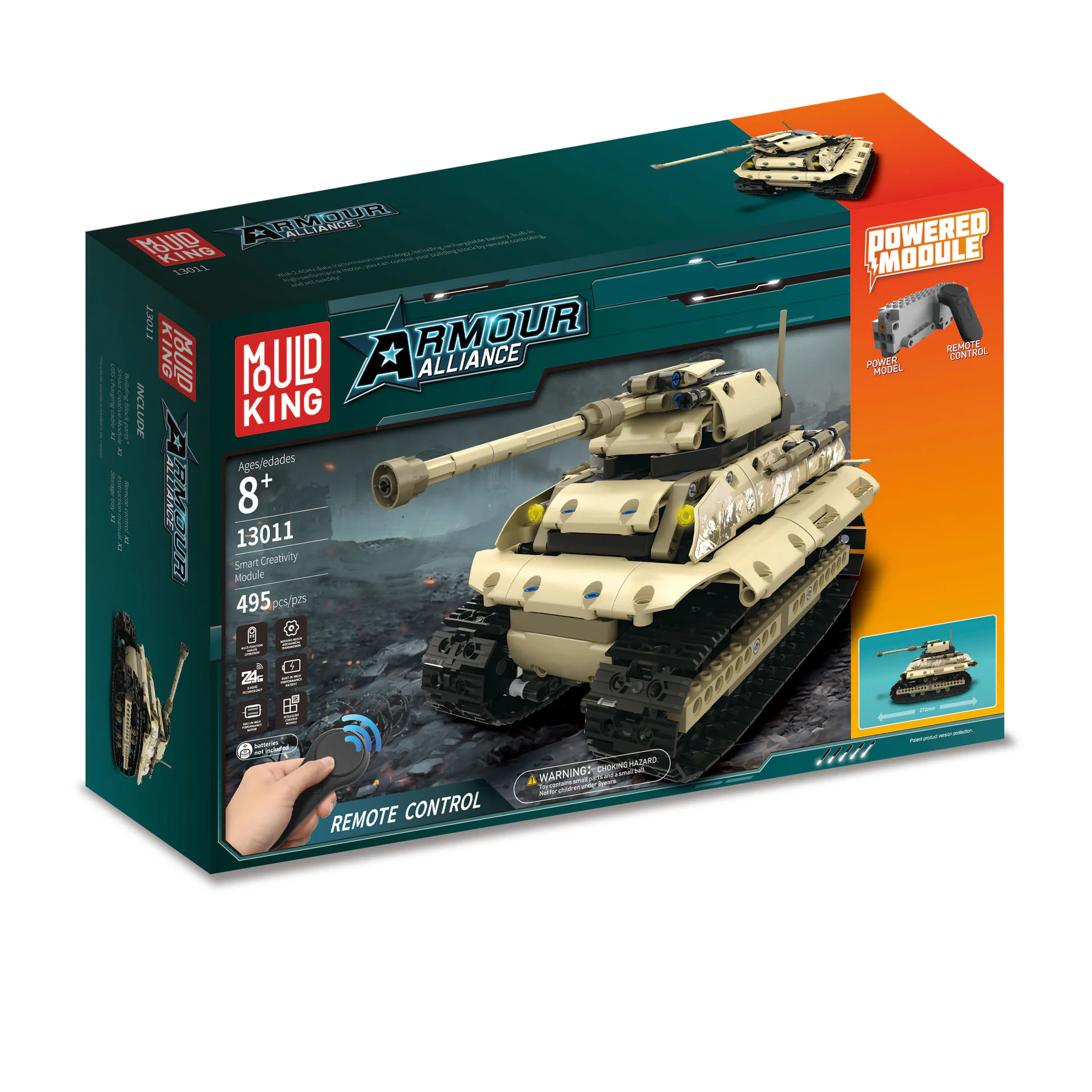 Armoured alliances: heavy tracked tanks 宇星模王 MOULDKING 13011 image 4