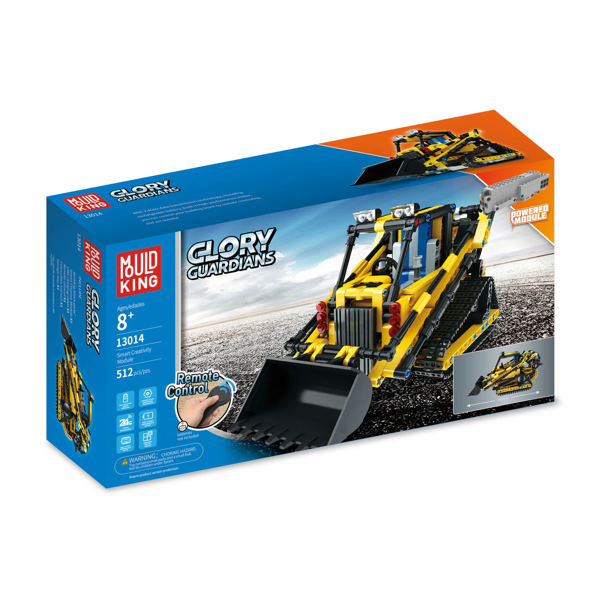Urban glory engineering team: tracked loader 宇星模王 MOULDKING 13014 image 2