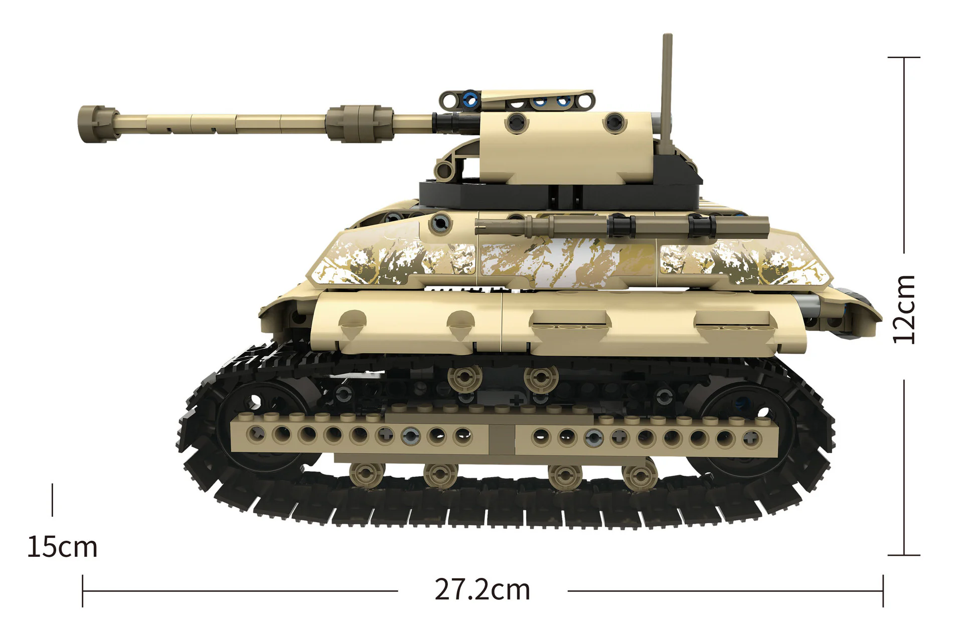 Armoured alliances: heavy tracked tanks 宇星模王 MOULDKING 13011 image 5