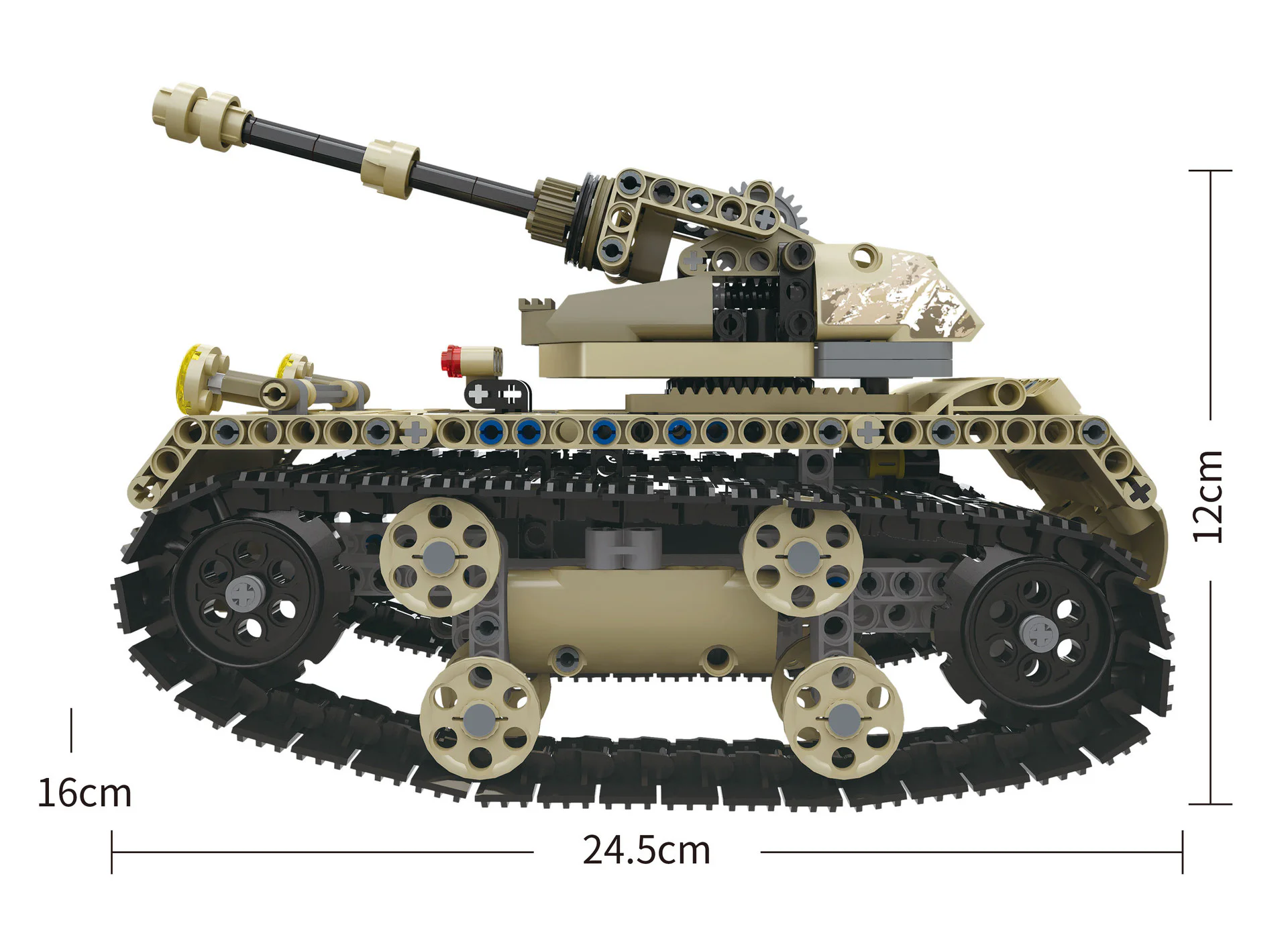 Armoured alliances: light tracked tanks 宇星模王 MOULDKING 13010 image 4