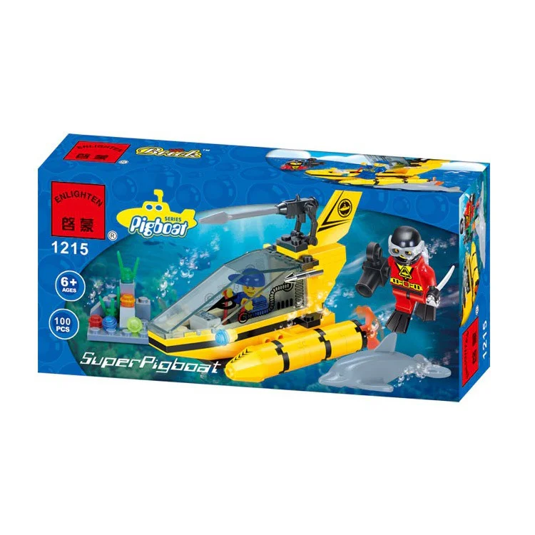 Deep-sea diving: dolphin observation boat 启蒙 QMAN/ENLIGHTEN/Keeppley 1215 image 1