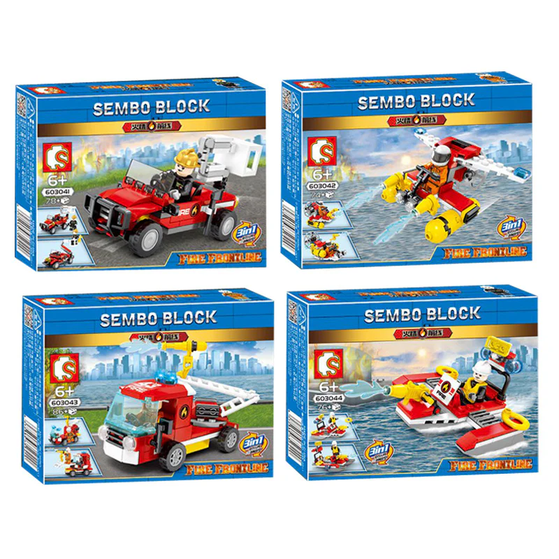 Fire Frontline: 4 Models 3in1 森宝 SEMBO 603044