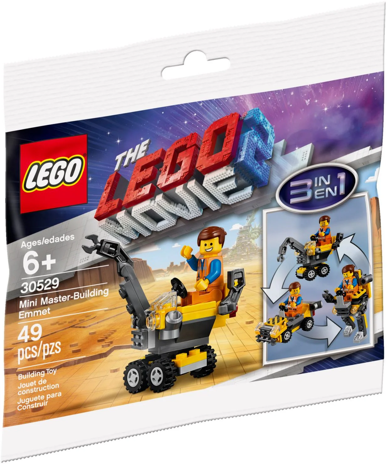 Lego Big 2 Mini Master-Build Emmet 乐高 LEGO 30529 image 3