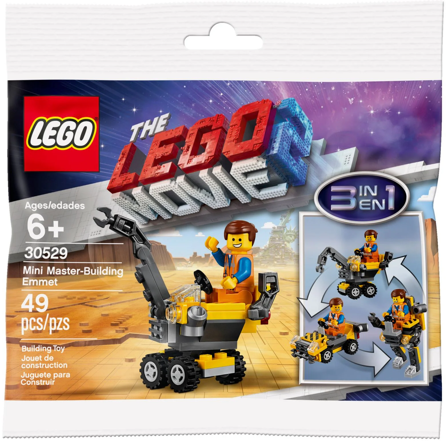 Lego Big 2 Mini Master-Build Emmet 乐高 LEGO 30529 image 4
