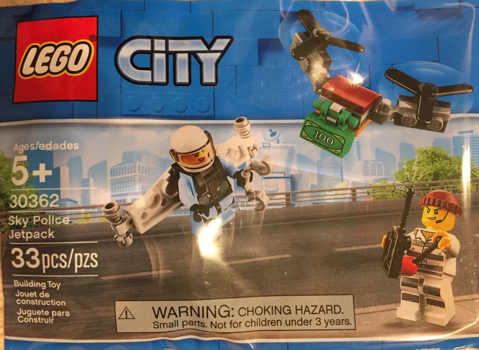 Police flight backpack 乐高 LEGO 30362 image 1