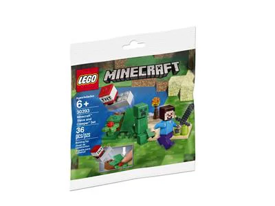 My world: Steve and Hardy afraid of a suit 乐高 LEGO 30393 image 2