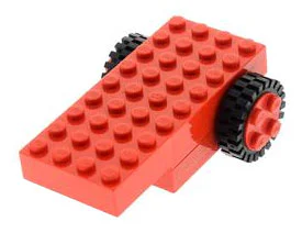 Red Reveal motor 乐高 LEGO 818