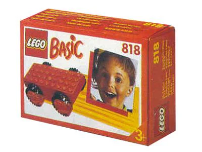 Red Reveal motor 乐高 LEGO 818 image 2