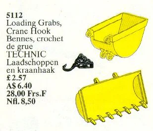 Lifting hooks, crane hooks 乐高 LEGO 5284