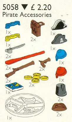 Pirate Accessories 乐高 LEGO 5150 image 1