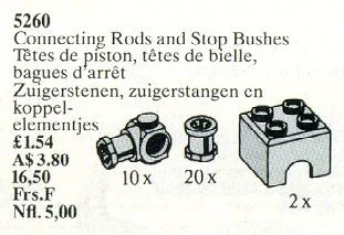 Moving Rods and Stop Bushes 乐高 LEGO 5260