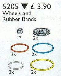 Universal Coupling, Elastic Strips, and Rims 乐高 LEGO 5259 image 1