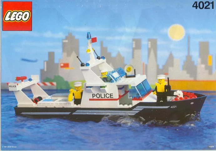 Police patrol boats 乐高 LEGO 4021