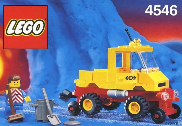 Railway maintenance vehicle 乐高 LEGO 4546