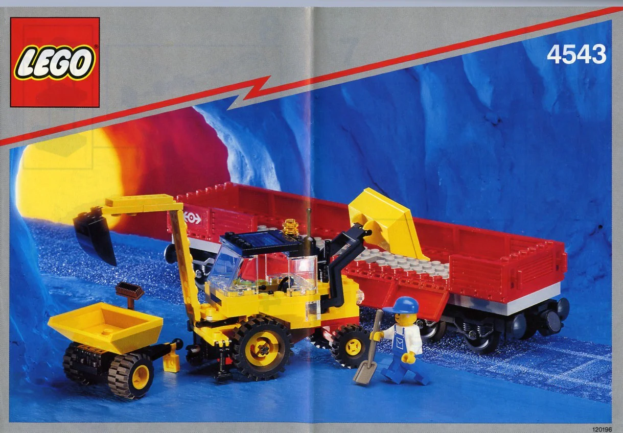 Rail tractor 乐高 LEGO 4543 image 1