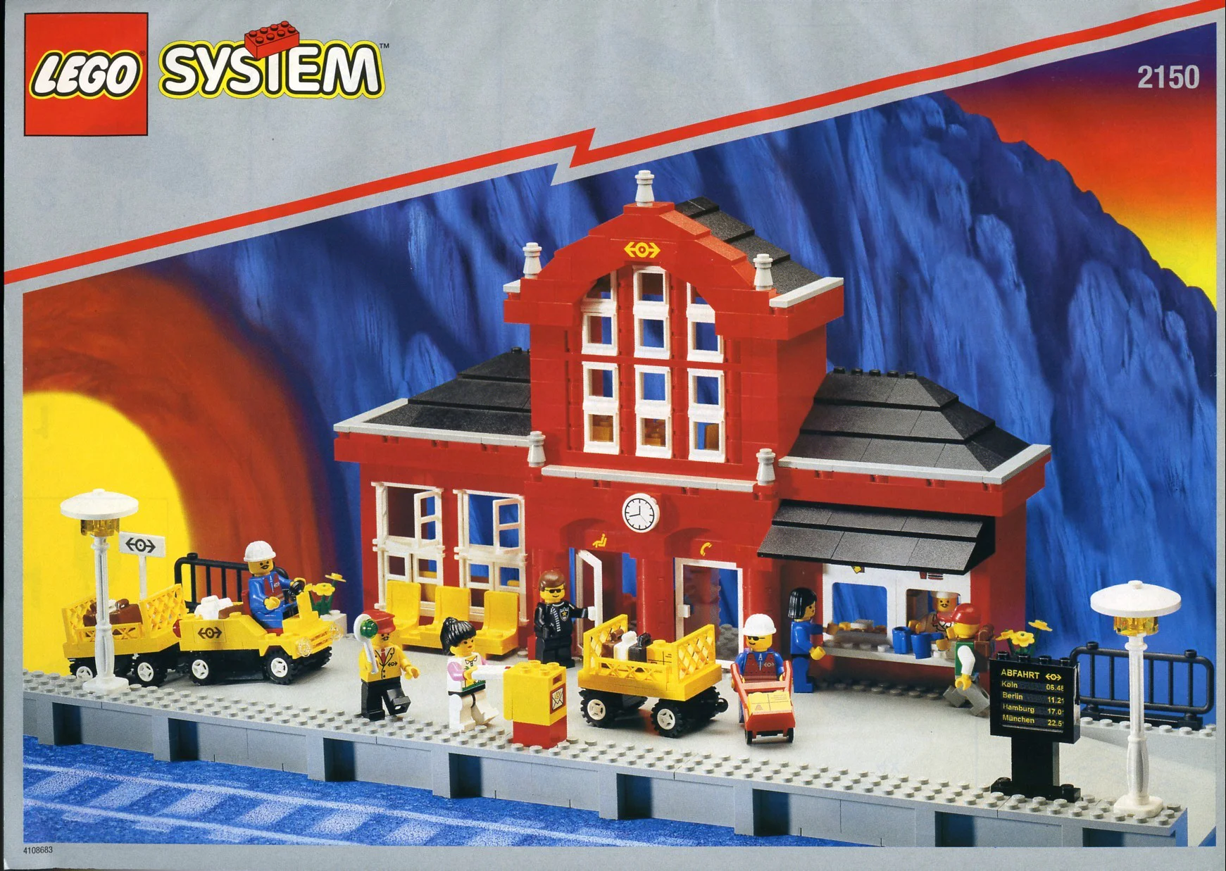 Train Station 乐高 LEGO 4554 image 3