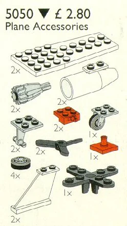 Aircraft parts 乐高 LEGO 5153 image 2