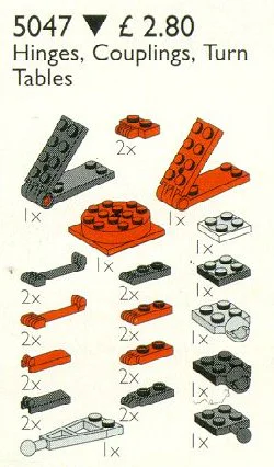 Gear chain, flywheel and coupling device. 乐高 LEGO 5388 image 4
