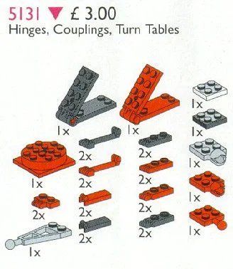 Gear chain, flywheel and coupling device. 乐高 LEGO 5388 image 6