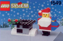 Santa and the chimney