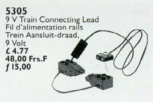 9V TRAIN POWER CONNECTION 乐高 LEGO 5305