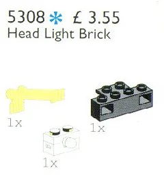 Headlight set of a locomotive. 乐高 LEGO 5310 image 1